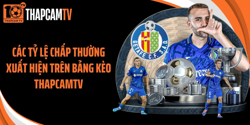 Các tỷ lệ chấp thường xuất hiện trên bảng kèo Thapcamtv