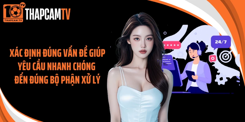 Xác định đúng vấn đề giúp yêu cầu nhanh chóng đến đúng bộ phận xử lý